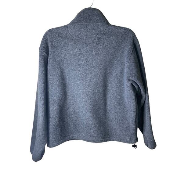 Eddie Bauer Ebtek Outdoor Fleece Jacket Men Size Large Long Sleeve Full Zip Gray - Picture 2 of 7